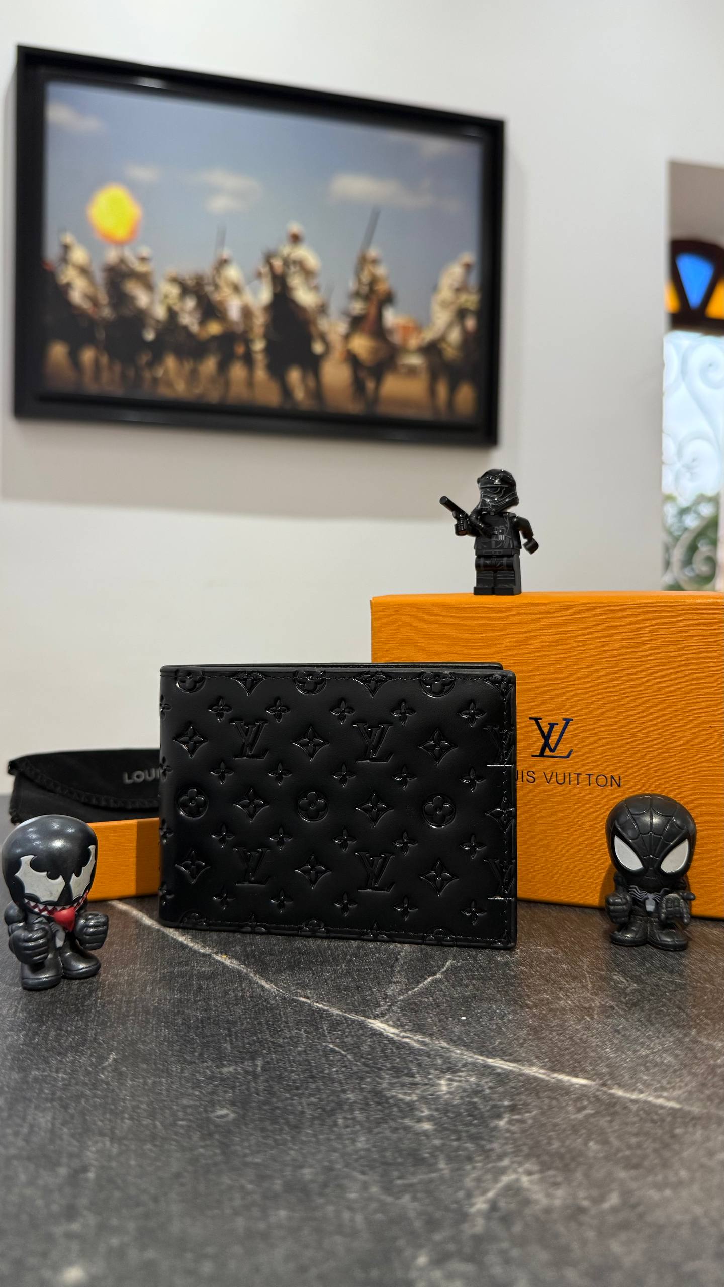 PORTE MONNAIE LOUIS VUITTON MONOGRAMME BLACK