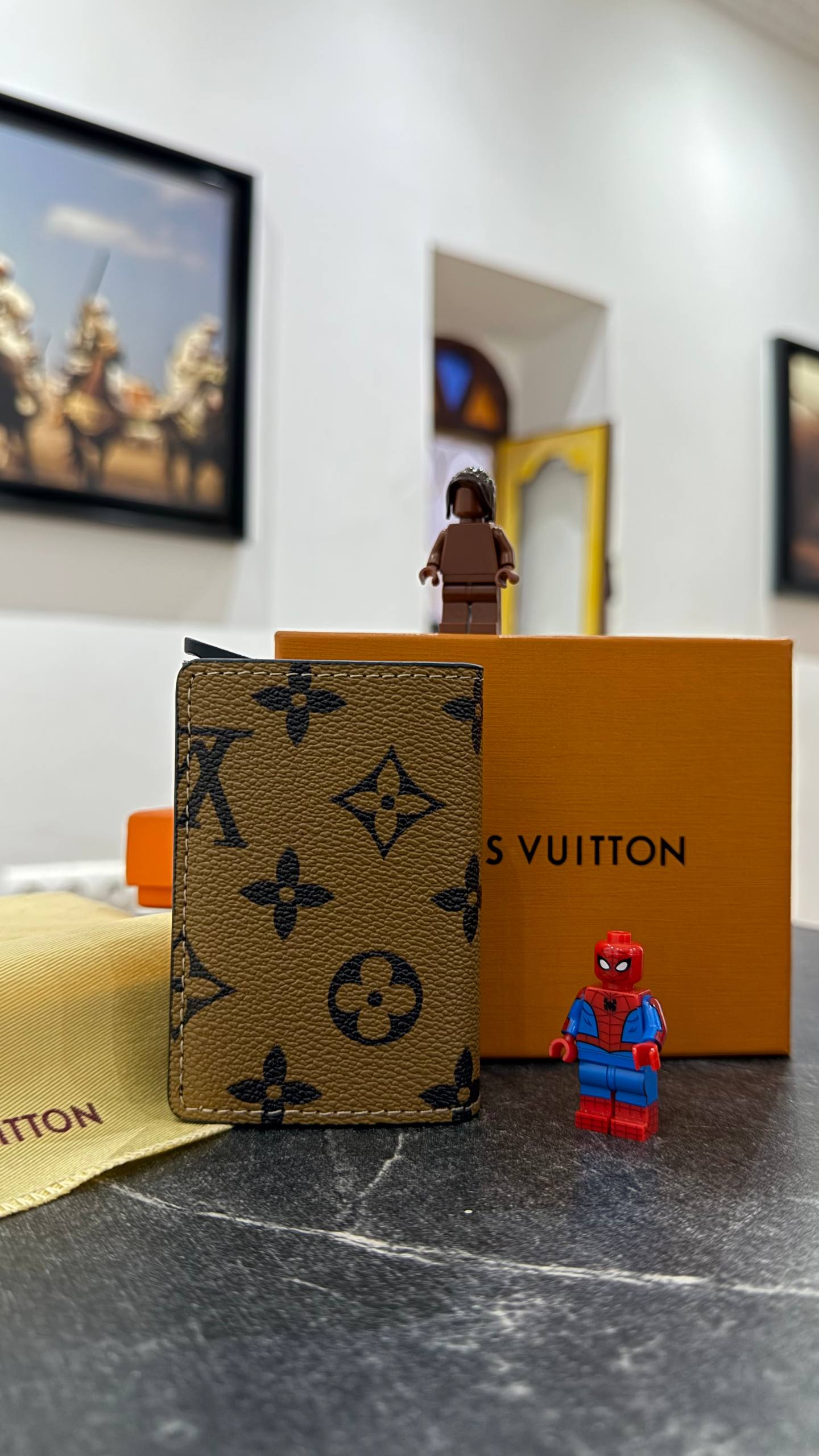 PORTE CARTE LOUIS VUITTON MONOGRAMME MORNING COFFEE