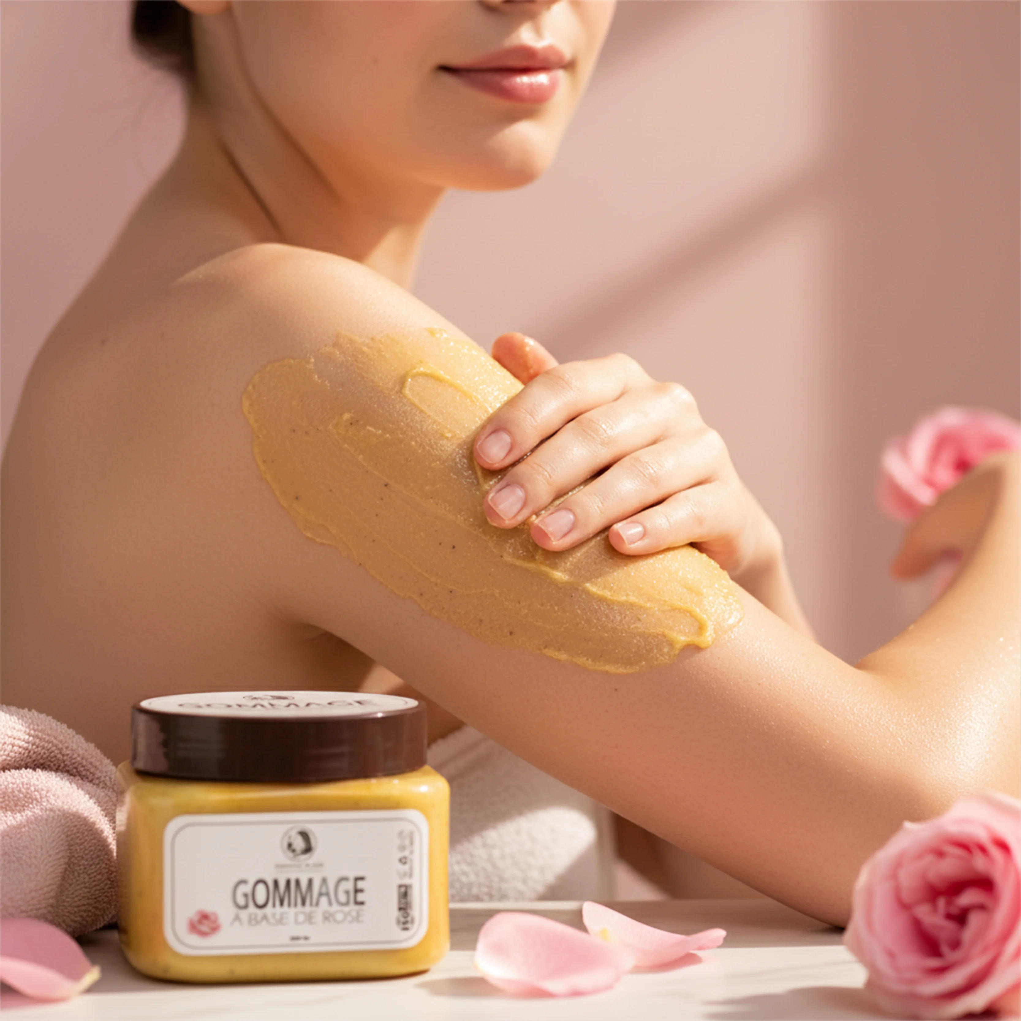 Gommage à base de Rose