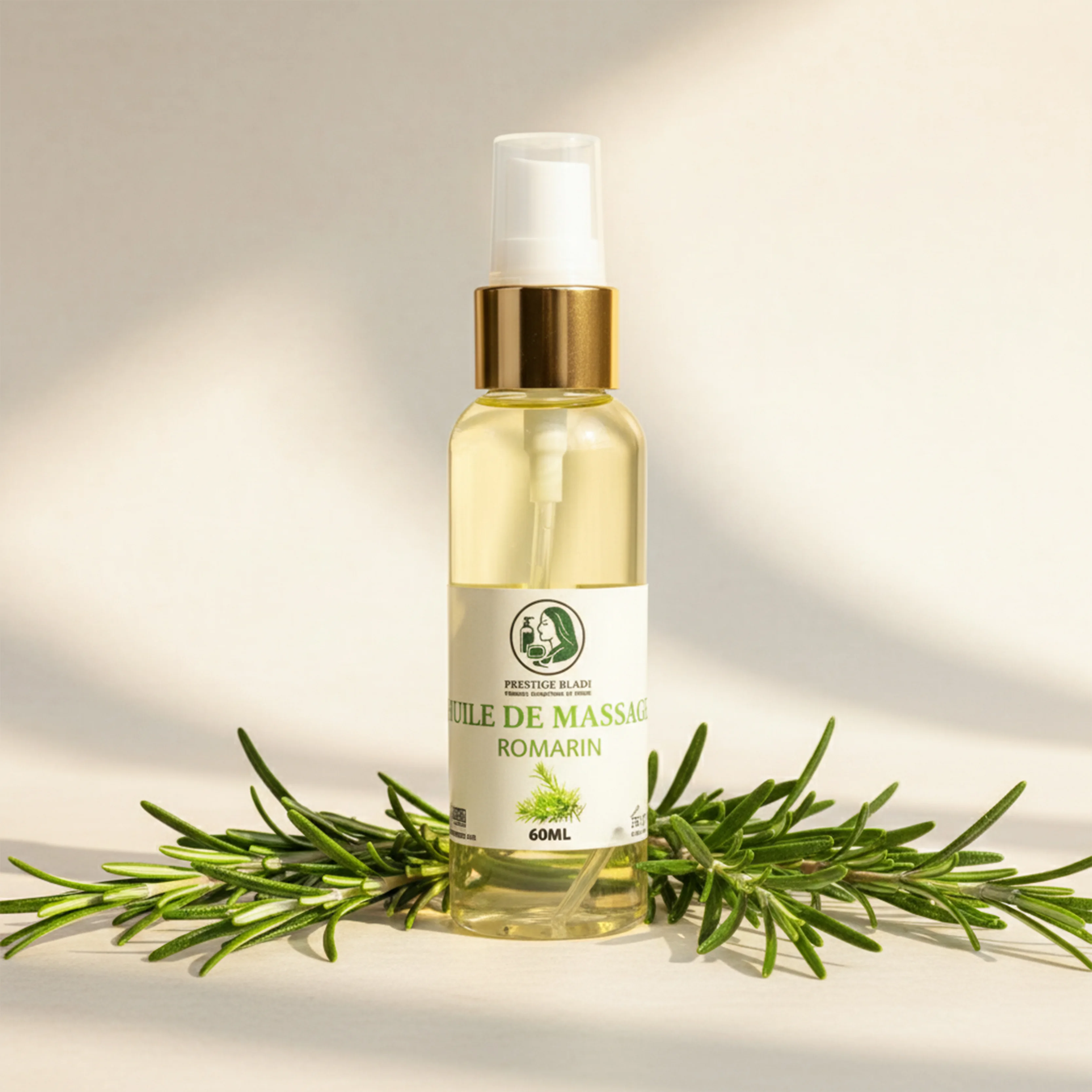 Huile de Massage au Romarin