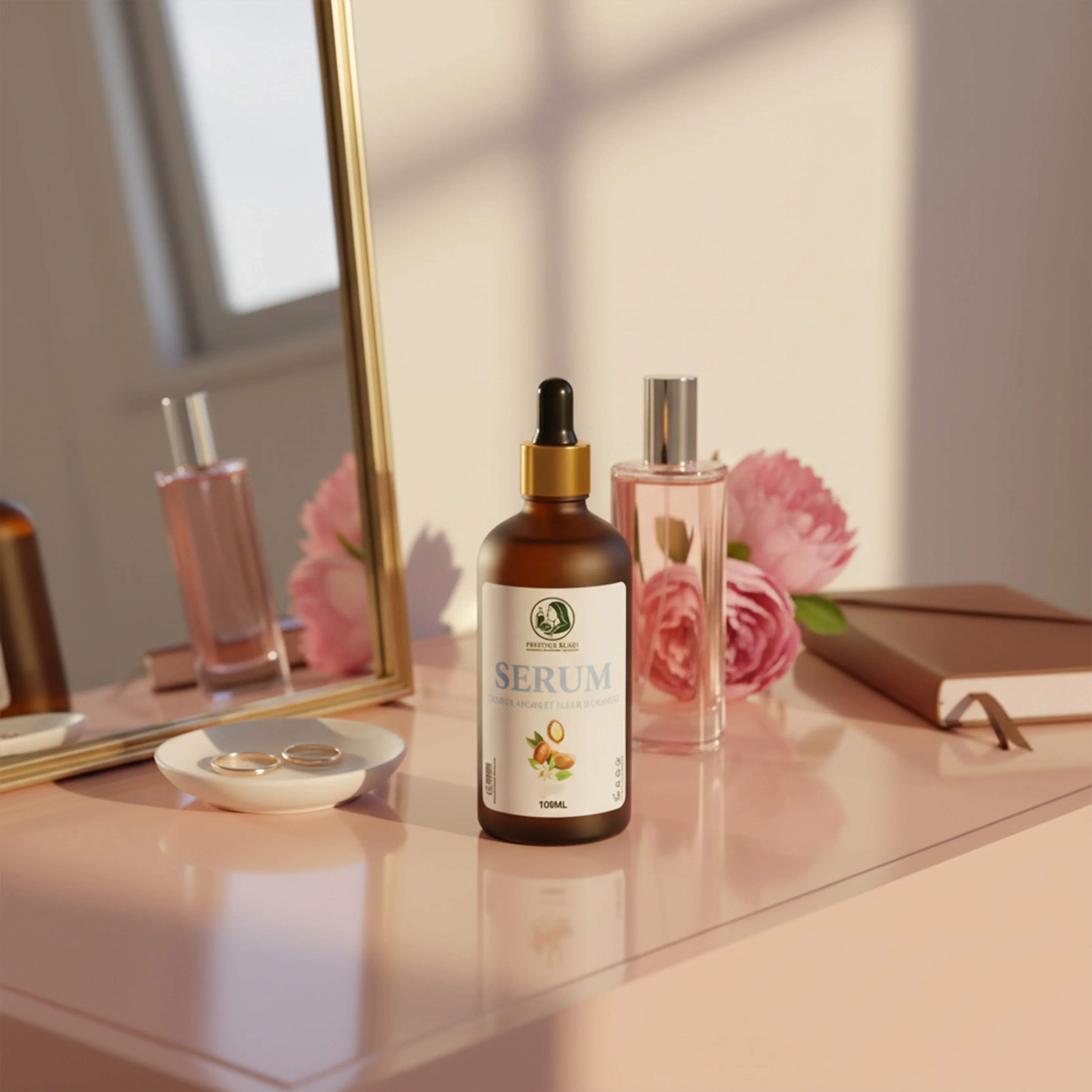 Sérum cheveux argan & fleur d’oranger – Hydratation & brillance cheveux secs