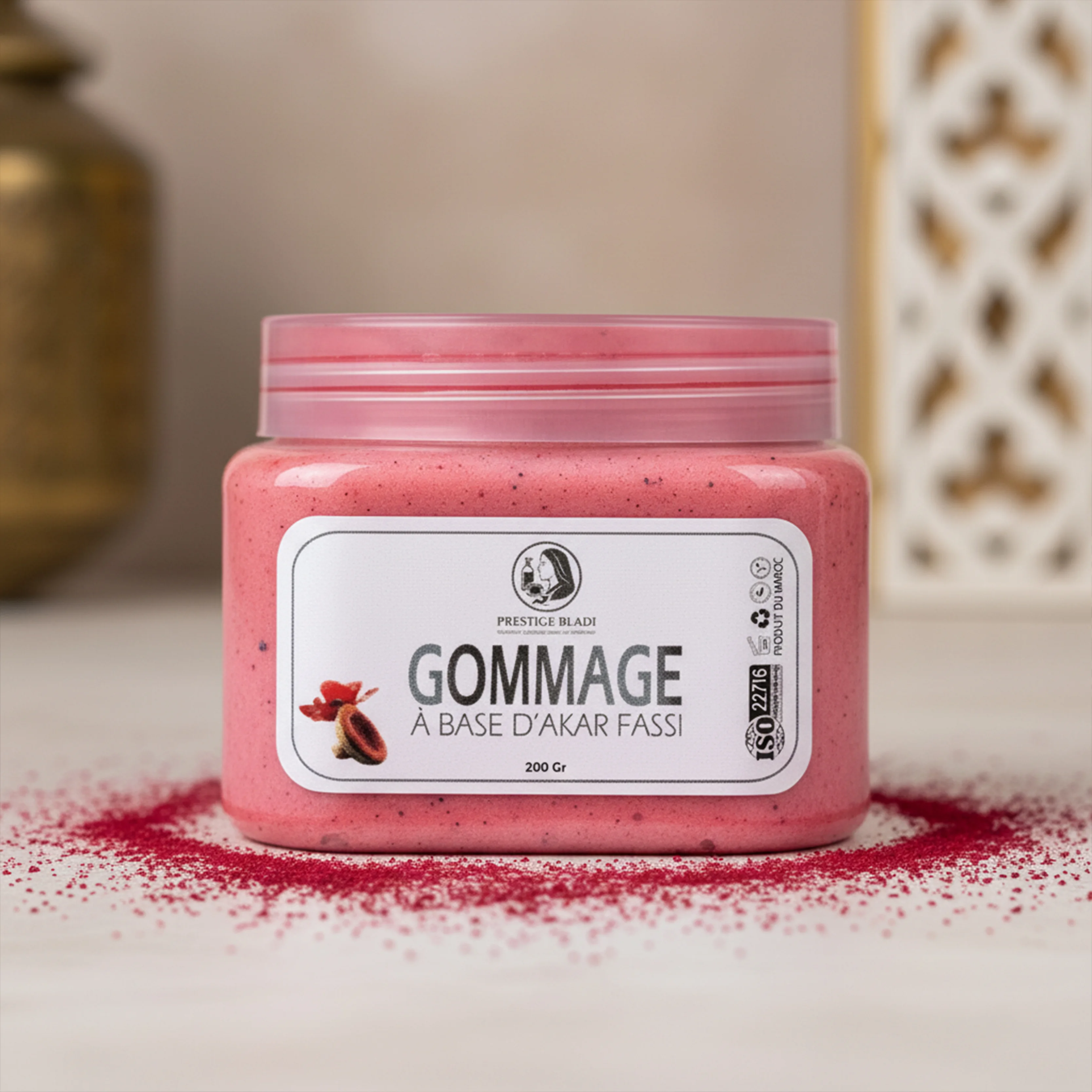 Gommage à base d’Aker Fassi