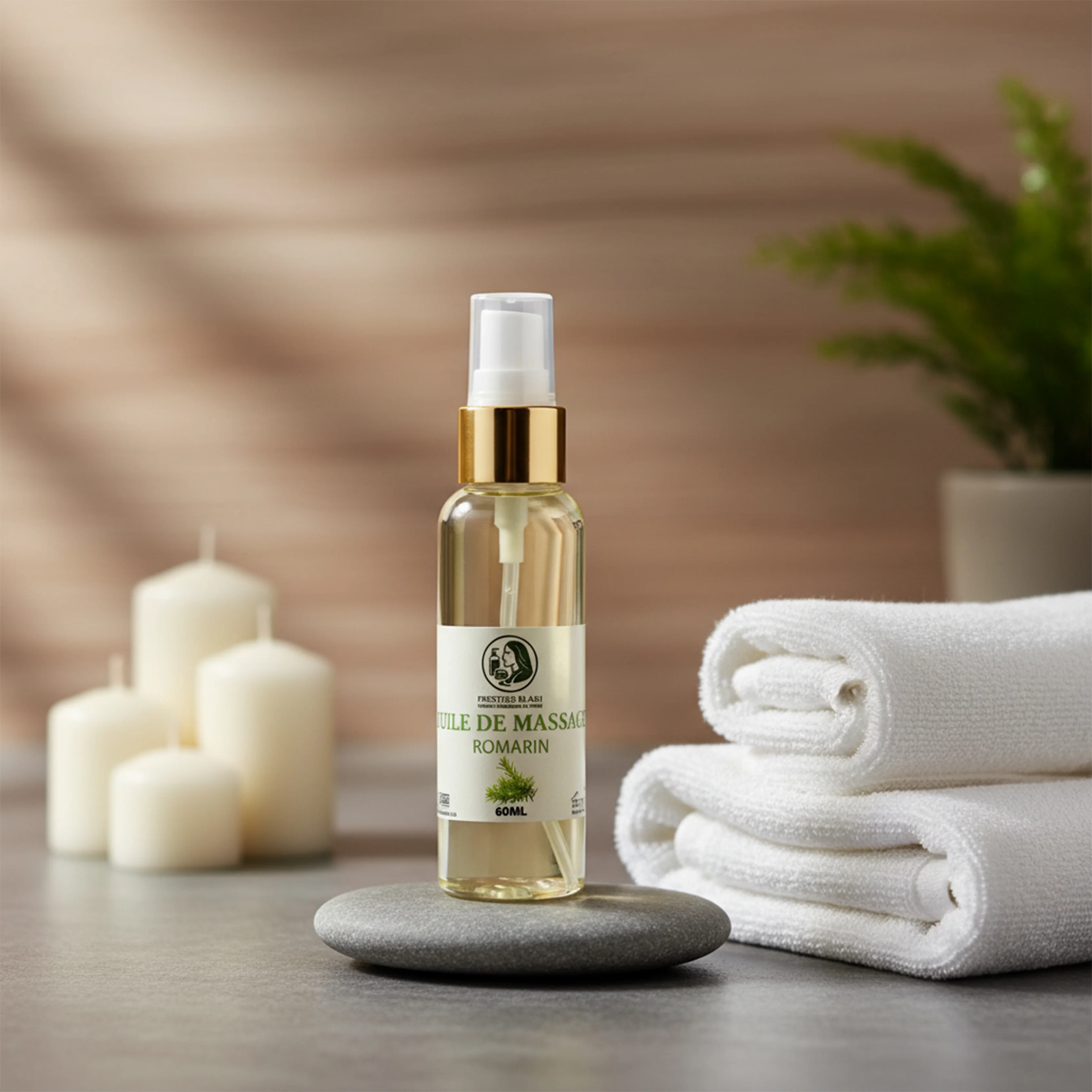 Huile de Massage au Romarin