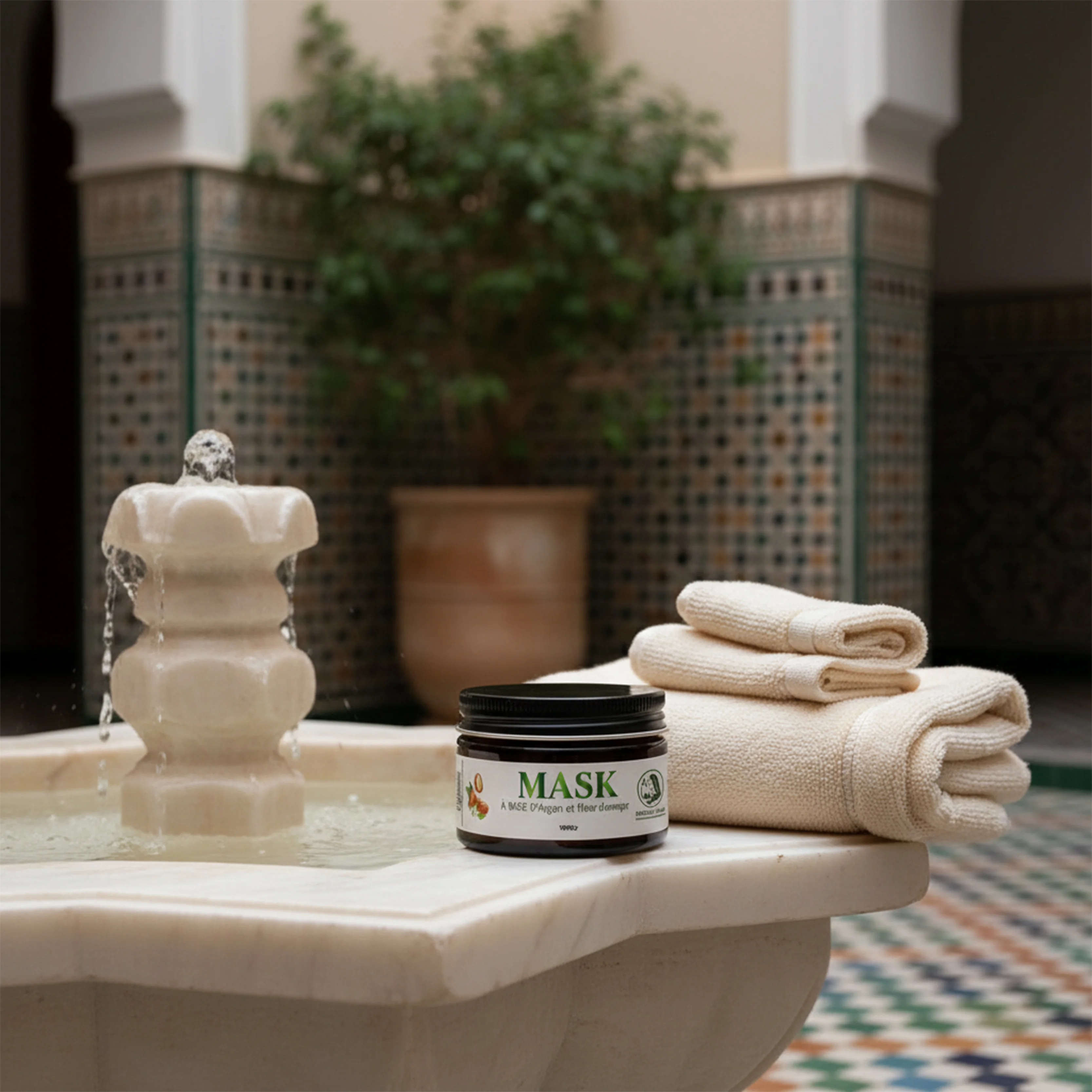 Mask argan & fleur d’oranger nourrissant – Peau douce & éclat
