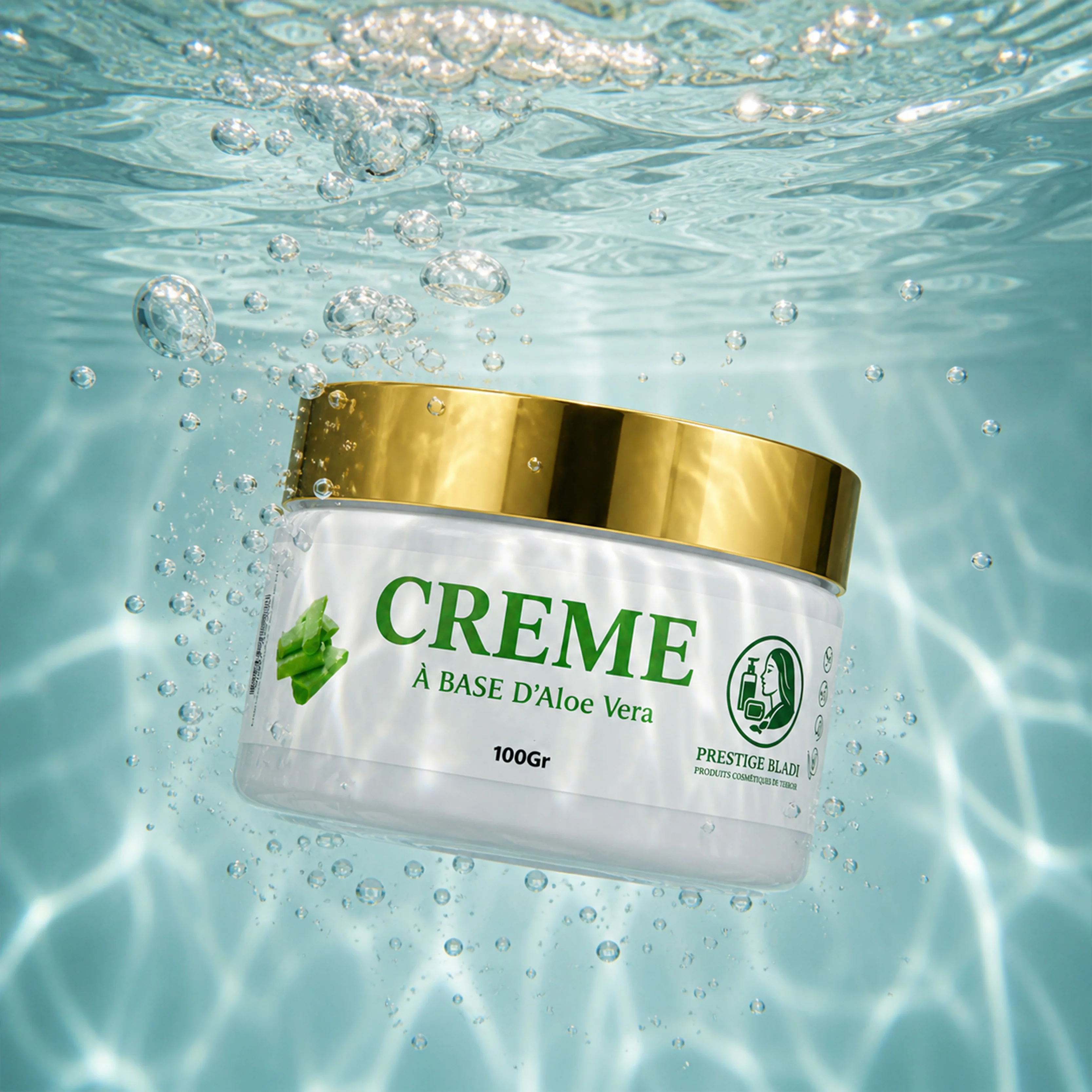 Crème aloe vera hydratante – Peau apaisée, fraîche & douce