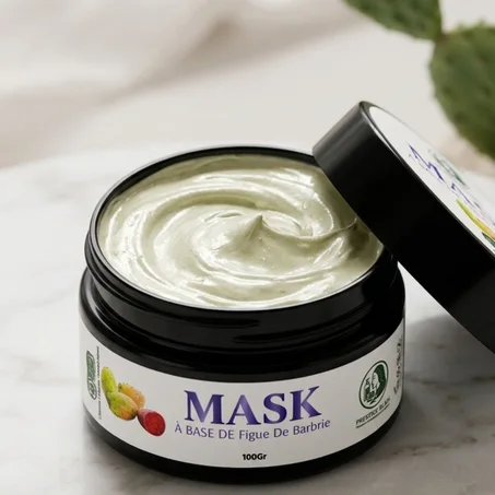 Mask figue de barbarie hydratant – Soin peau & cheveux régénérant