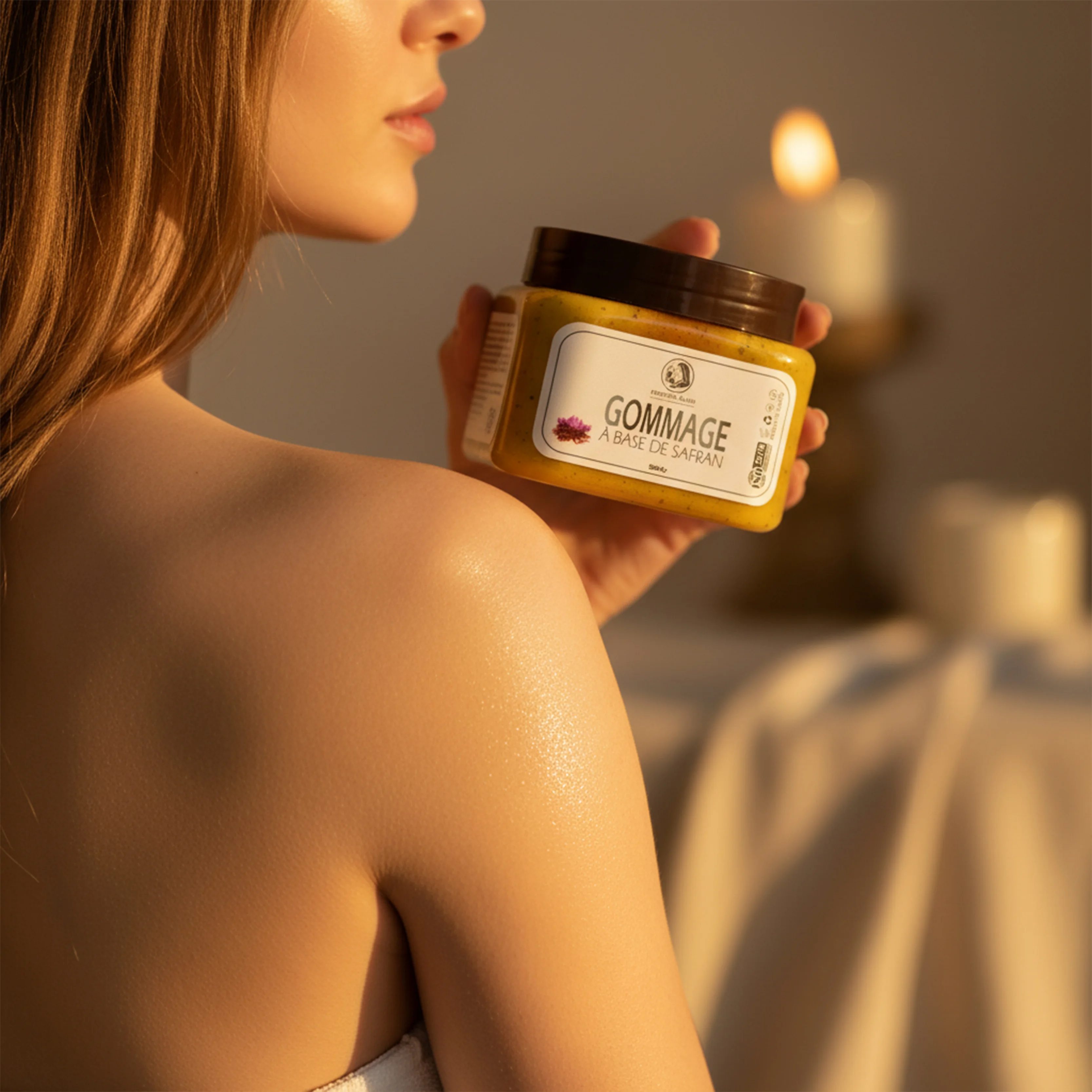 Gommage à base de Safran