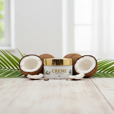 Crème coco nourrissante – Hydratation intense & peau douce