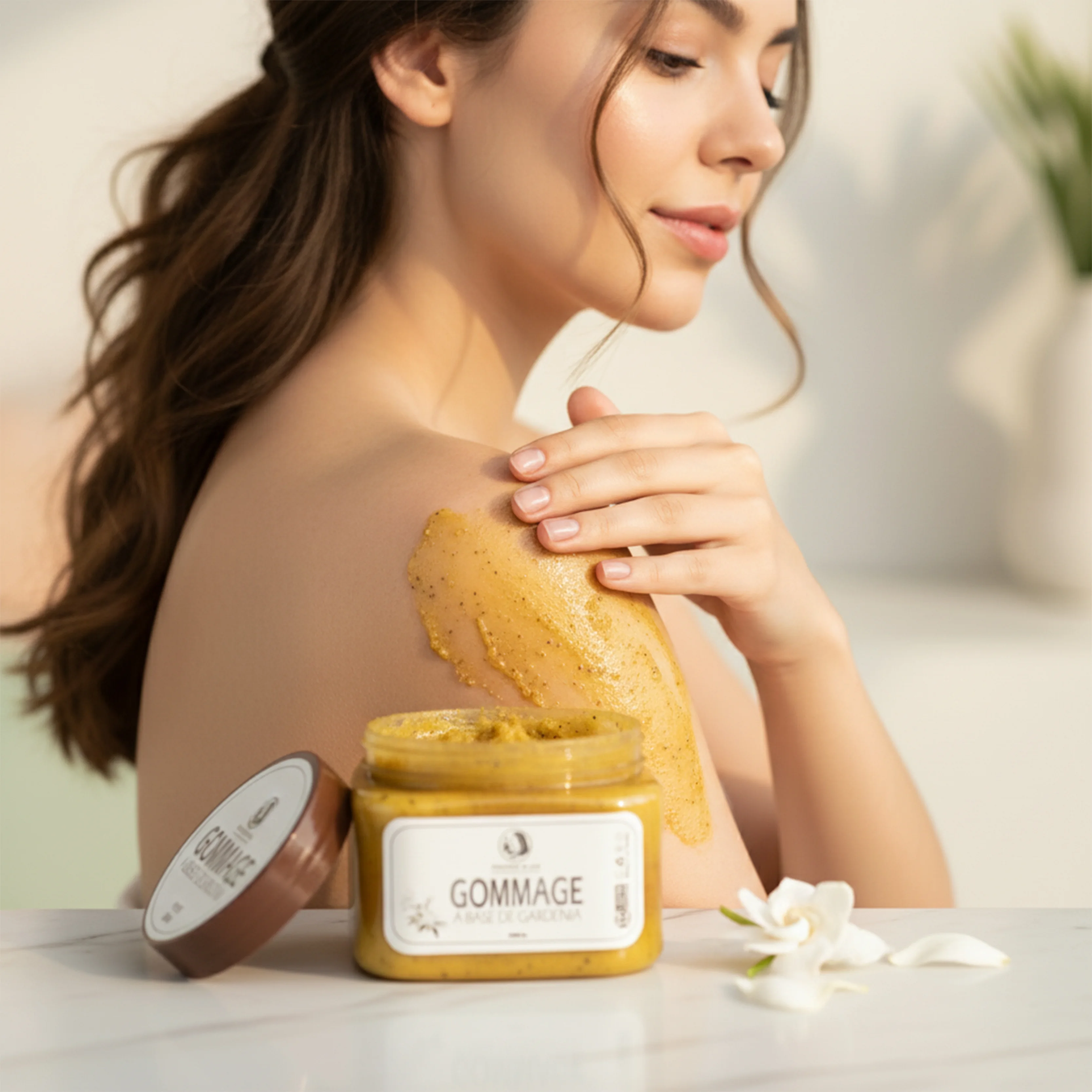 Gommage à base de Gardénia