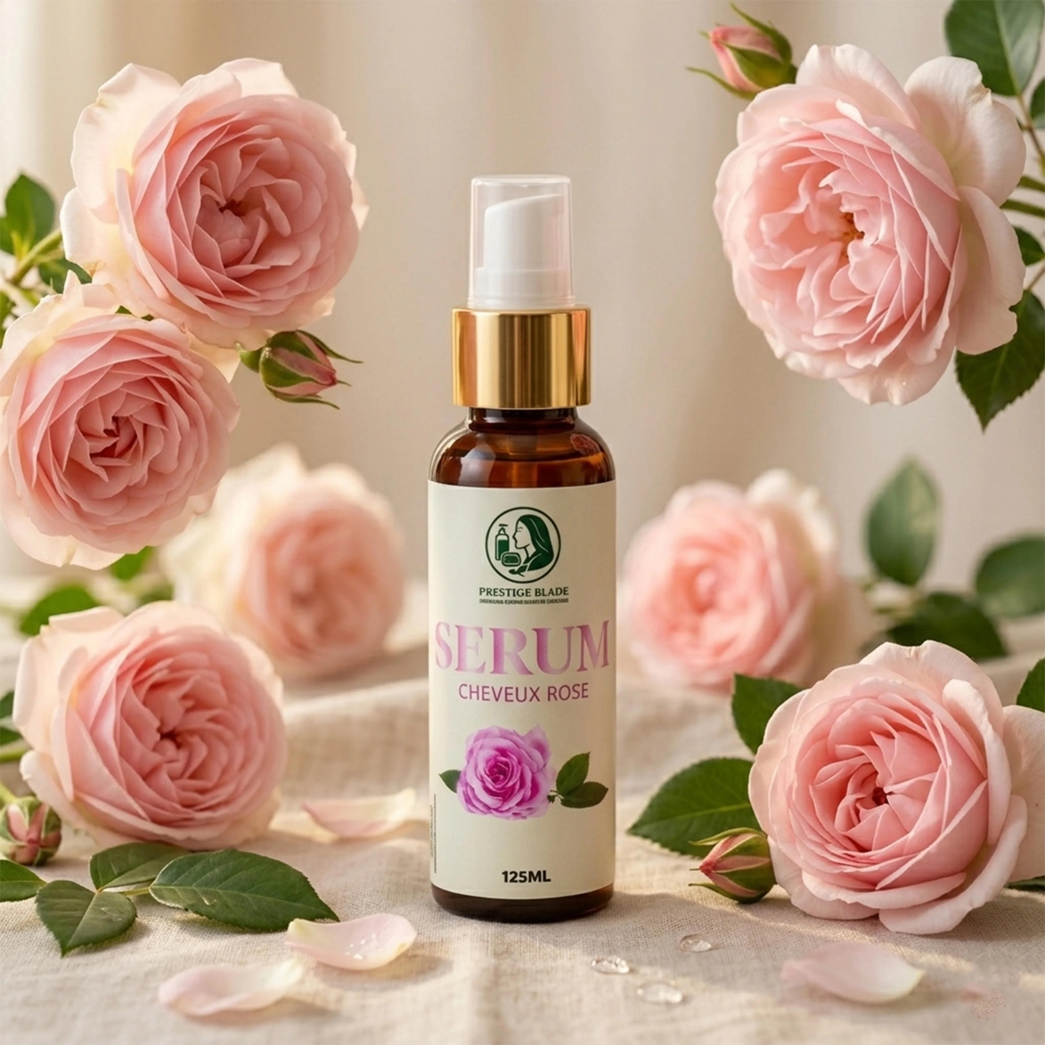 Sérum Cheveux à la Rose
