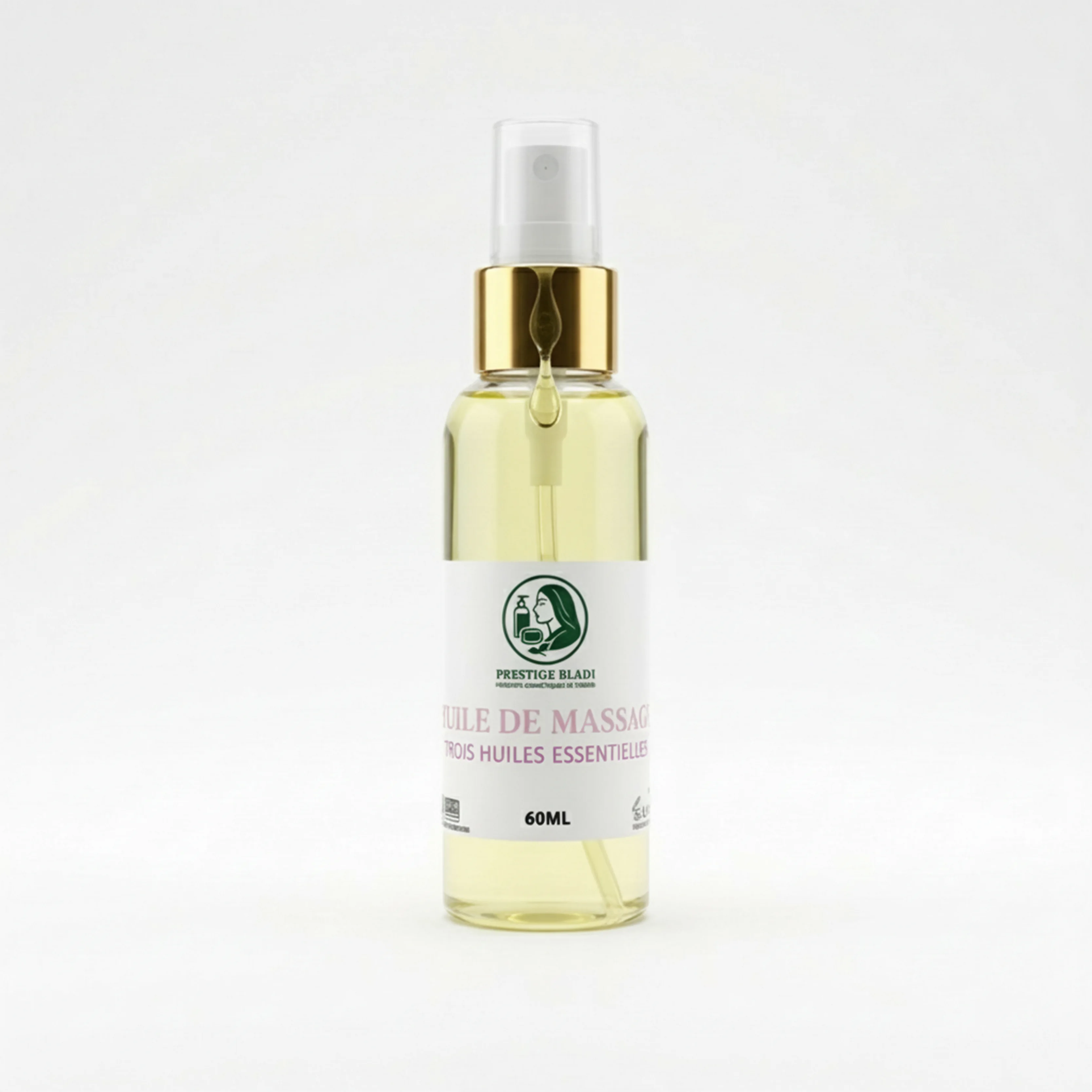 Huile de Massage aux Trois Huiles Essentielles