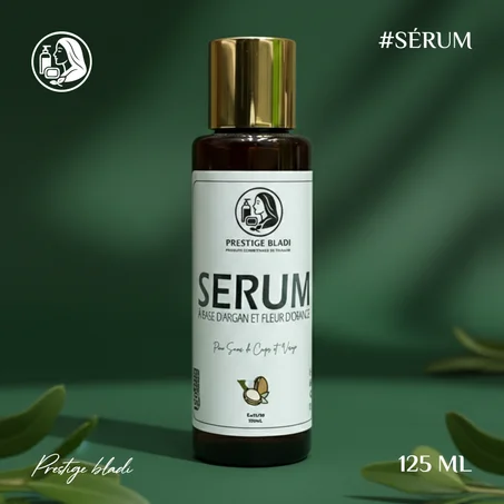 Sérum argan & fleur d’oranger hydratant – Éclat peau visage & corps | Maroc