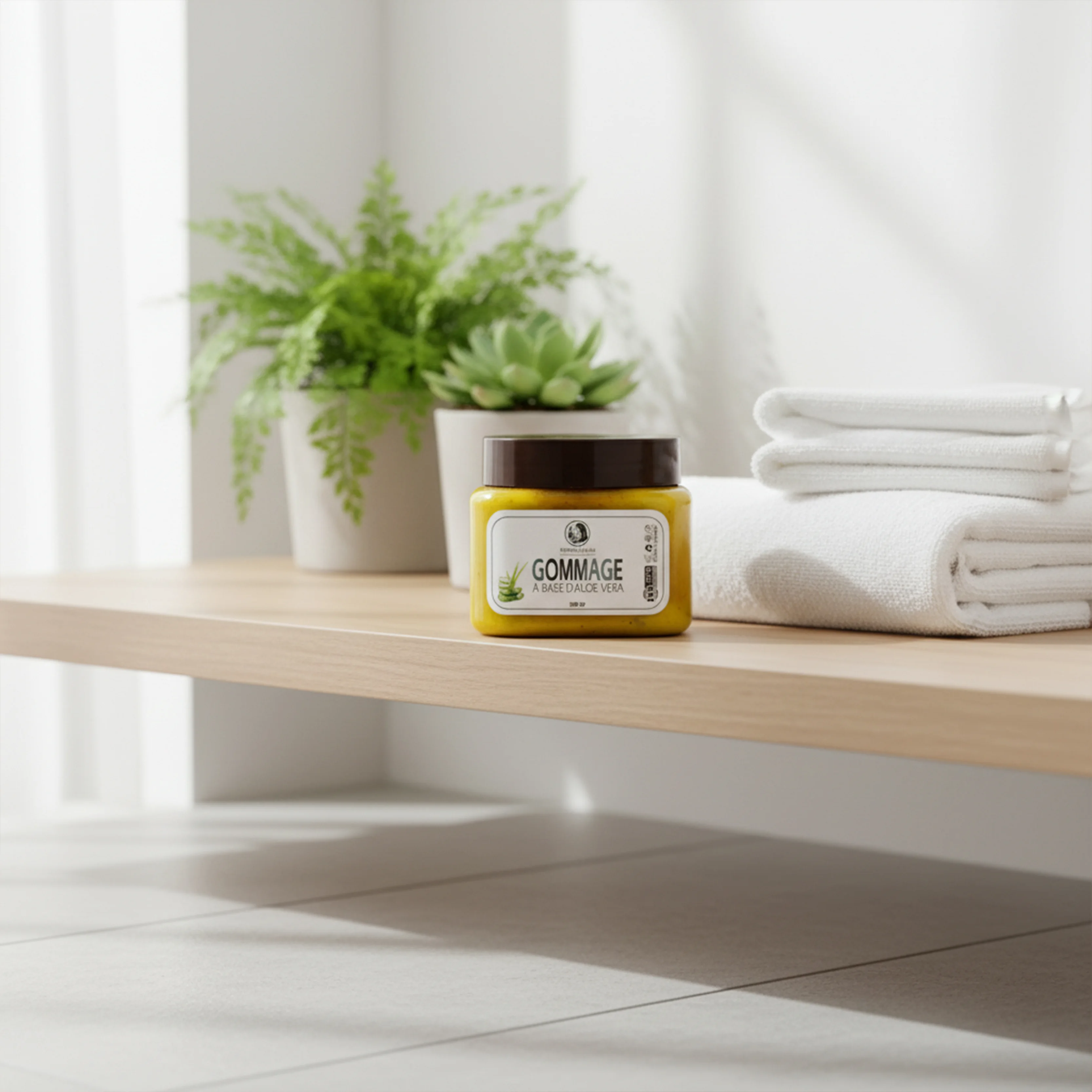 Gommage à base d’Aloe Vera