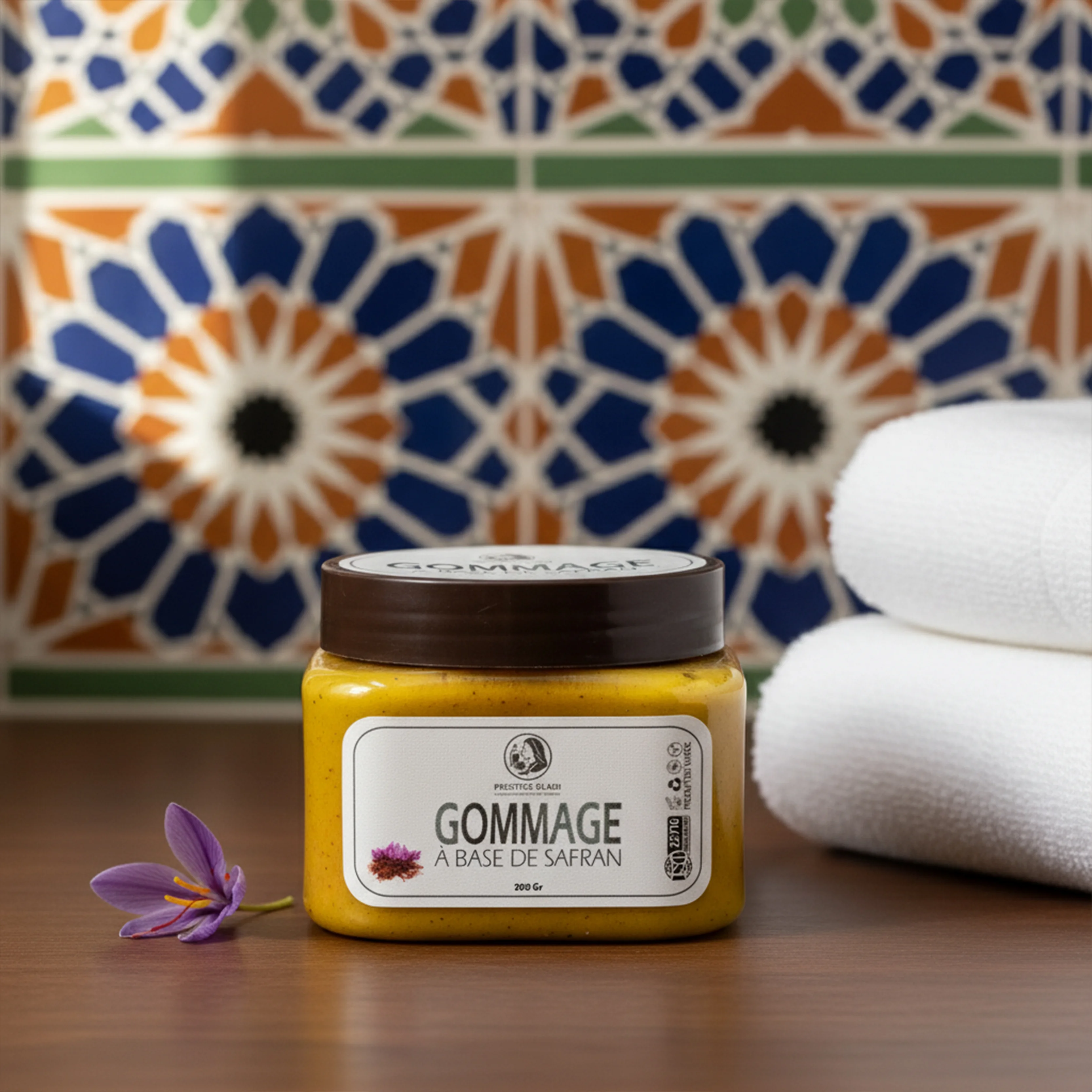 Gommage à base de Safran