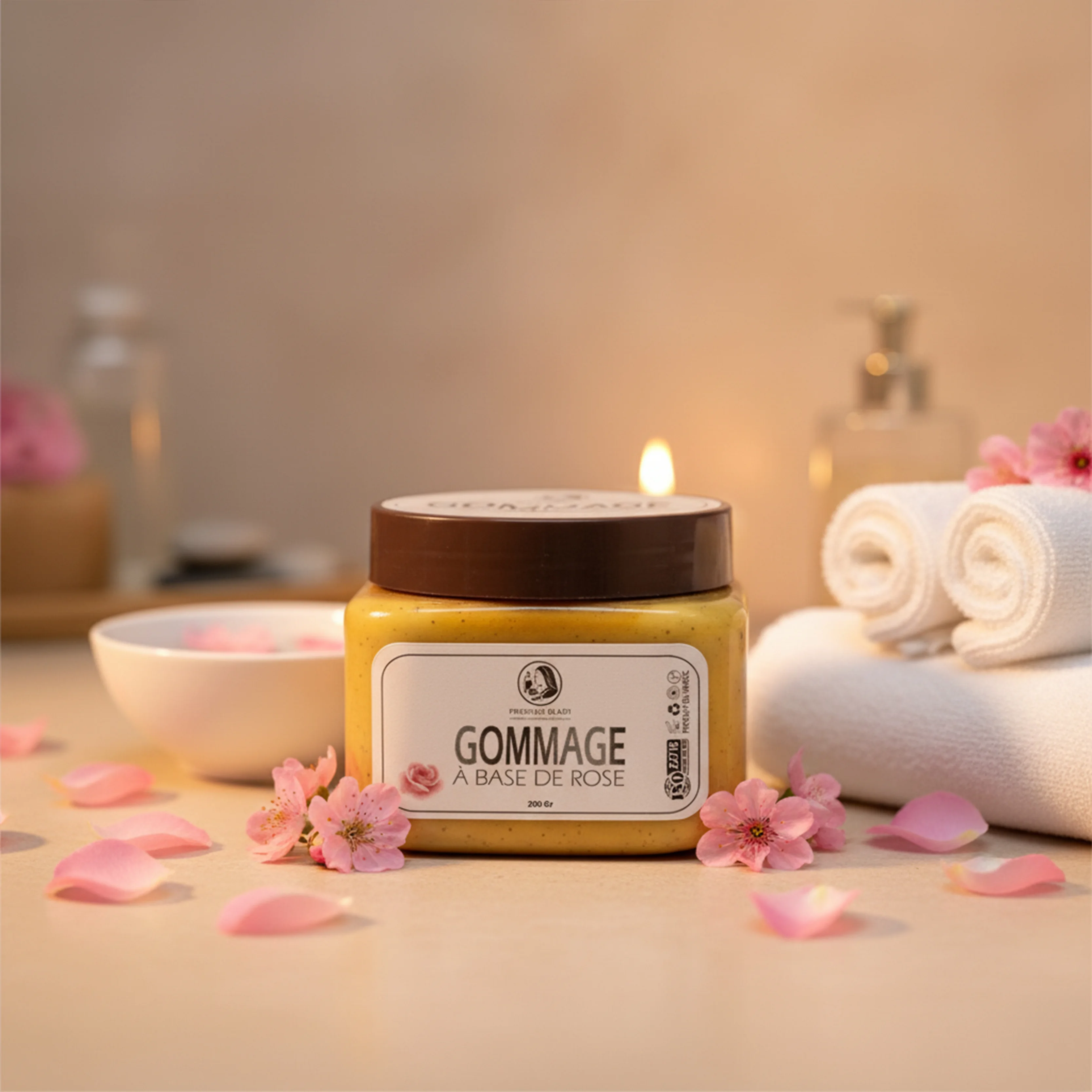 Gommage à base de Rose