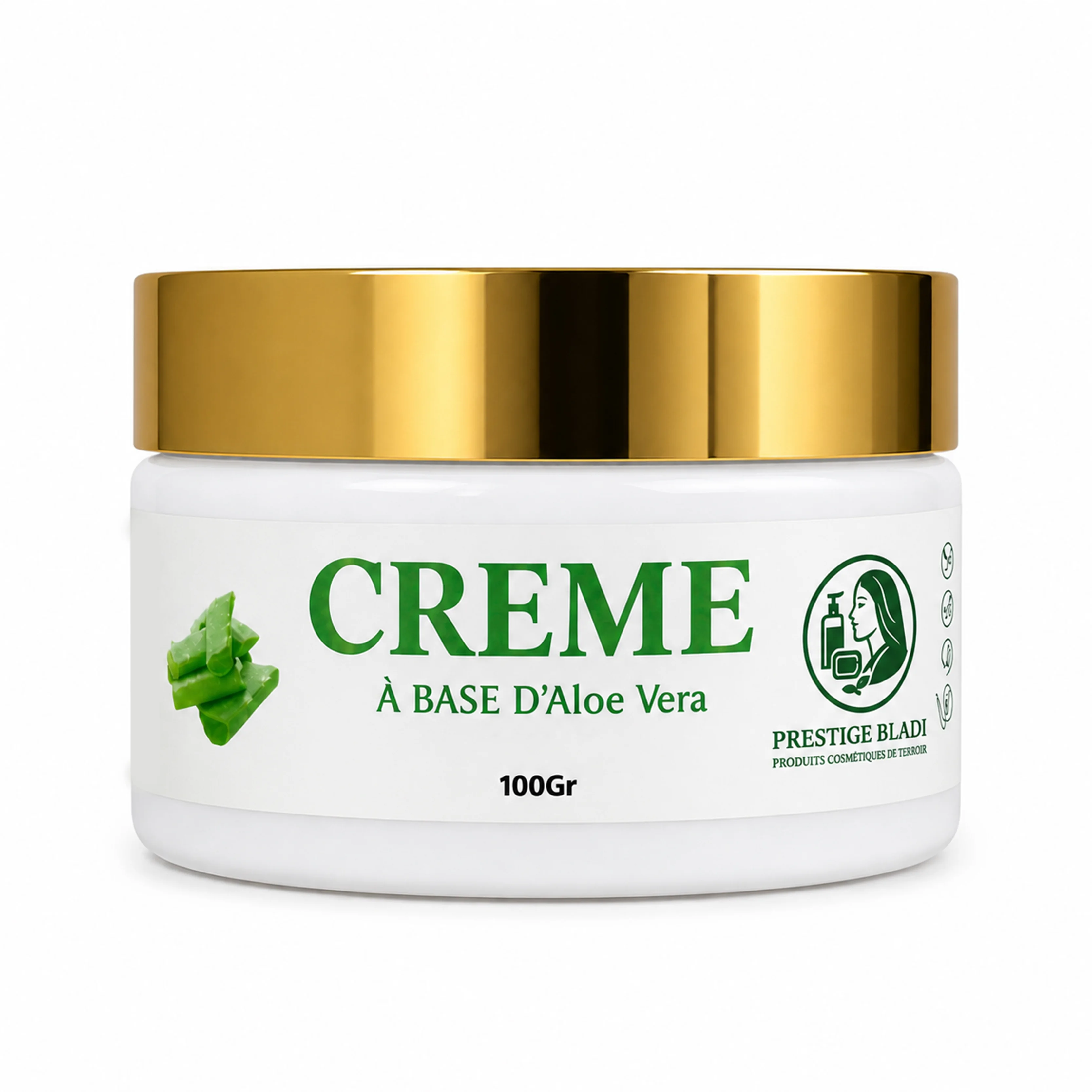 Crème aloe vera hydratante – Peau apaisée, fraîche & douce