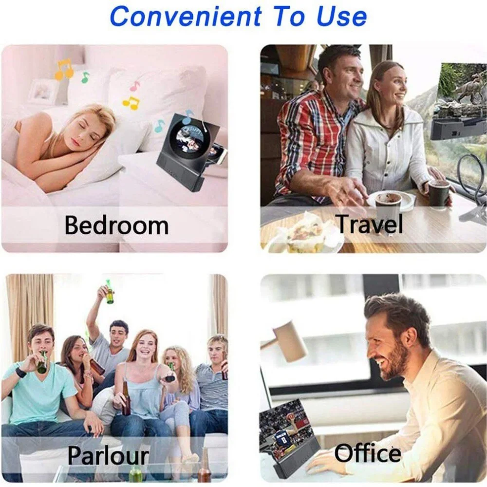 Universal 12 inch 3D Phone Screen Amplifier