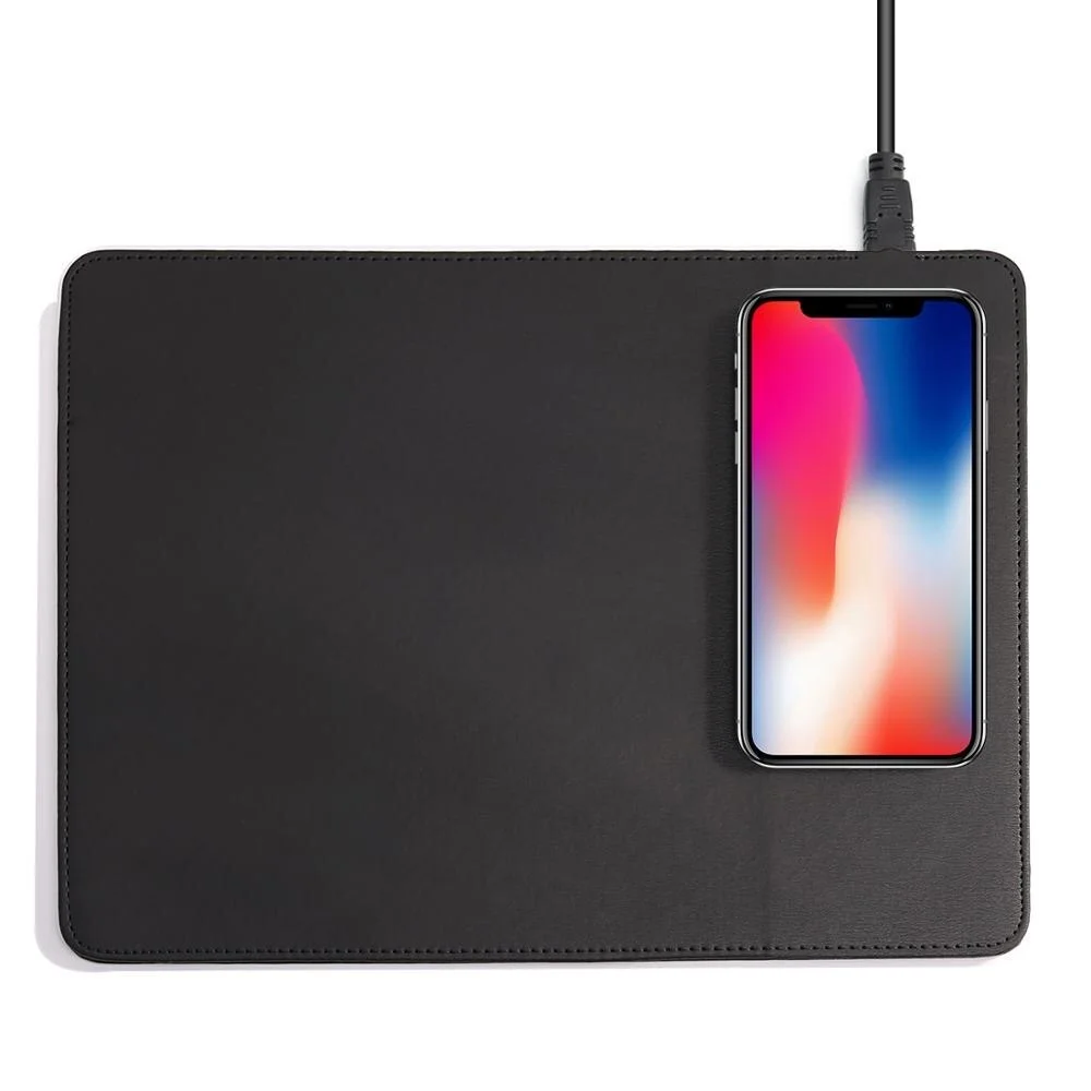 Qi wireless charging mouse pad