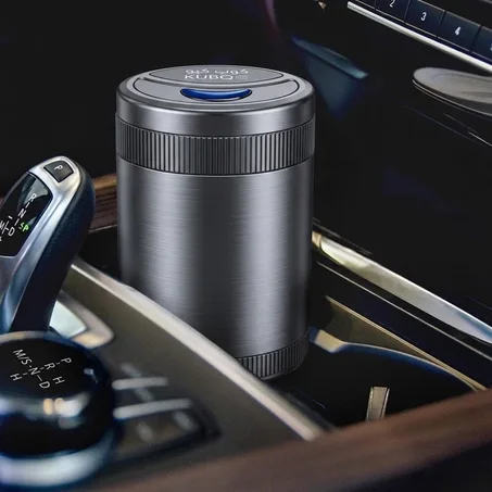 Cigarette Container For Car علبة السجائر الكهربائية الذكية للسيارة مع إضاءة LED
