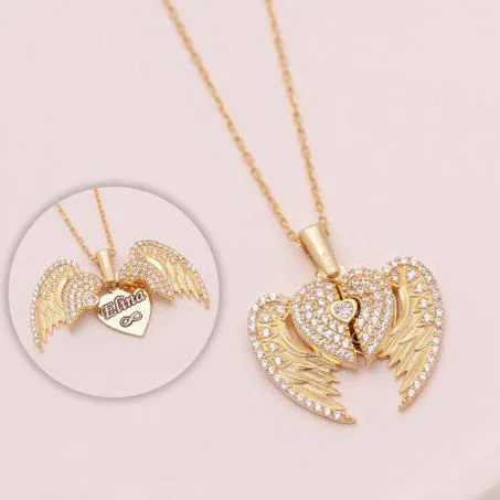 قلادة القلب المخفي Acier inoxydable