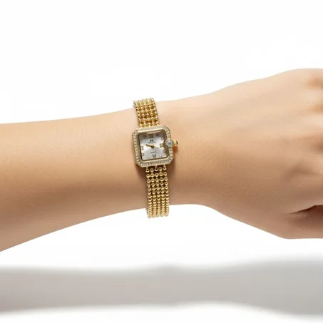 Golden Royale Crystal Watch