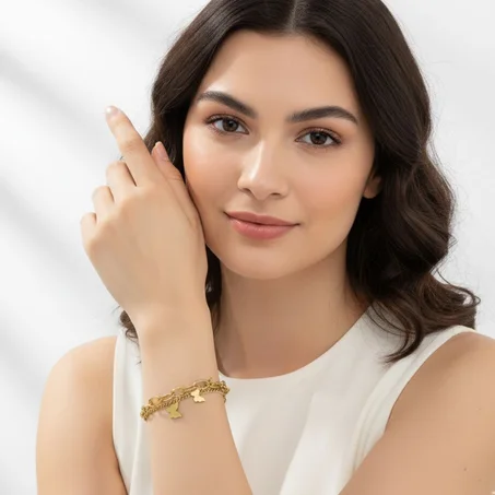 Aura Butterfly Charm Bracelet