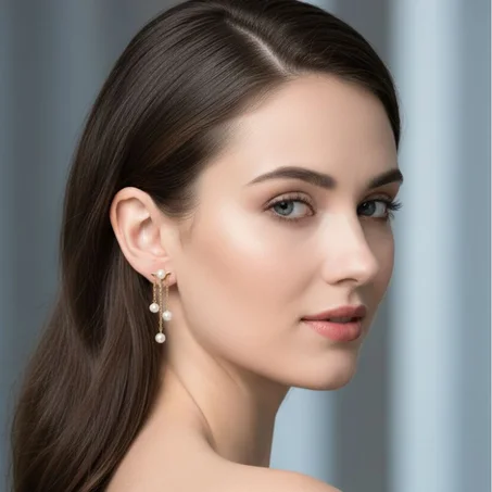 Celeste Pearl Drop Earrings