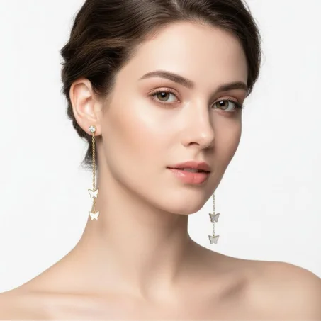 Butterfly Grace Drop Earrings