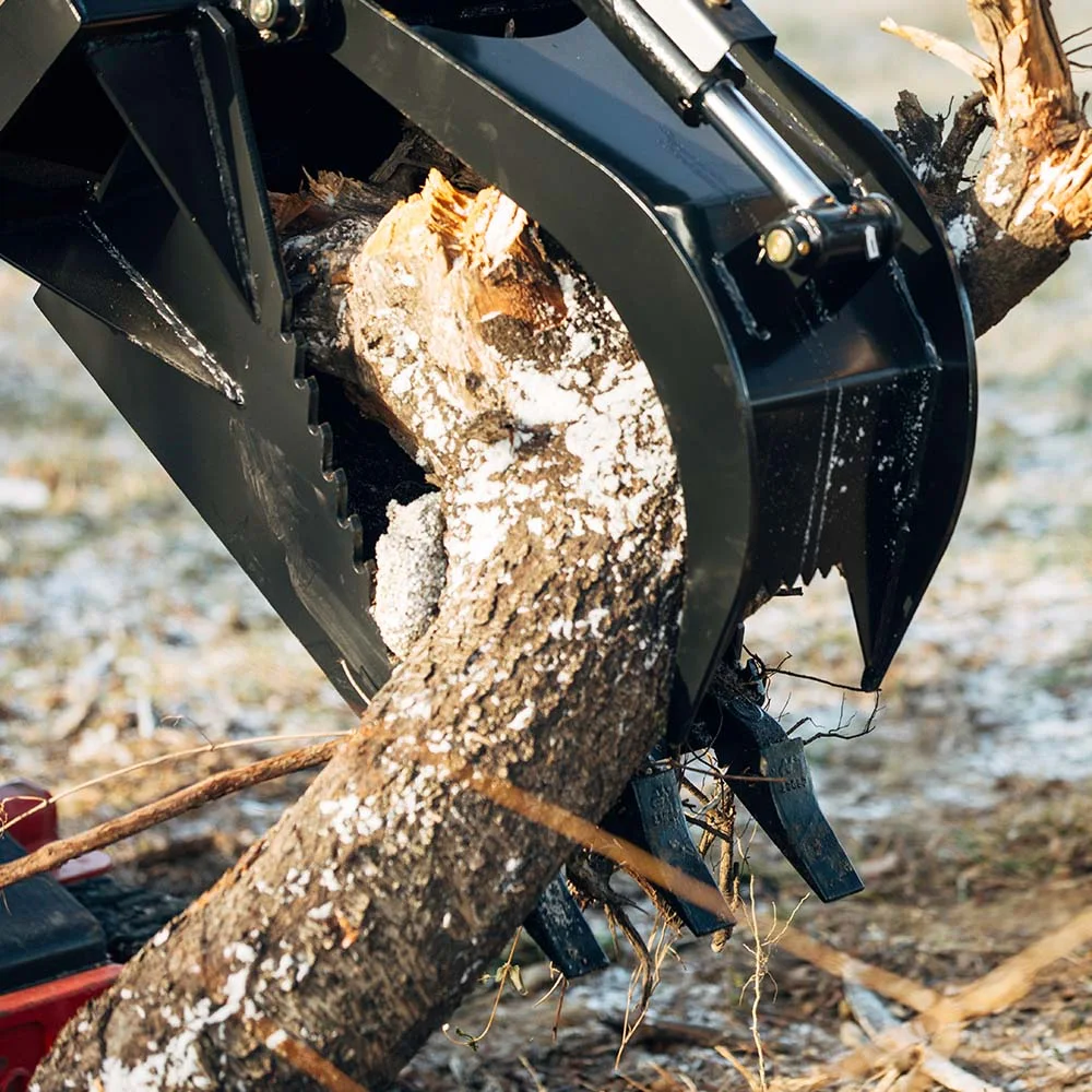 Mini Skid Steer Stump Bucket Grapple