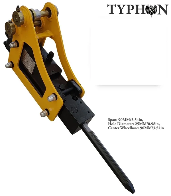 10-in-1 Mini Excavator Attachment Bundle Essential Tools Combo Kit for Worksites