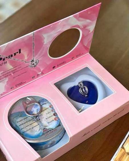 قلادة📿 لؤلؤة المحار الطبيعي 🎁