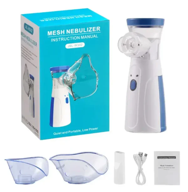 جهازين  الاستنشاق الطبيMESH NEBULIZER زائد جهاز قياس الاكسجين و نبضات القلب Pulse Oximeter