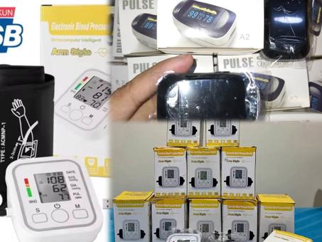 💓Tensiomètre Electronique Plus oxymètre   جهاز قياس ضغط الدم🩺 الإلكتروني الاصلي 🎀زائد جهاز قياس الاكسجين و القلب❤️‍🩹