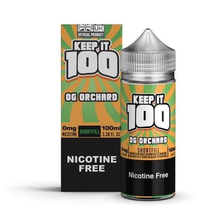 KEEP IT 100 OG ORCHARD  100ML E-LIQUID  3mg NICOTINE