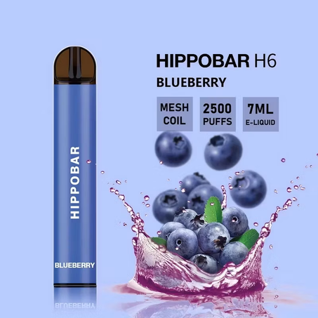 BLUEBERRY Hippobar H6 2500 puffs