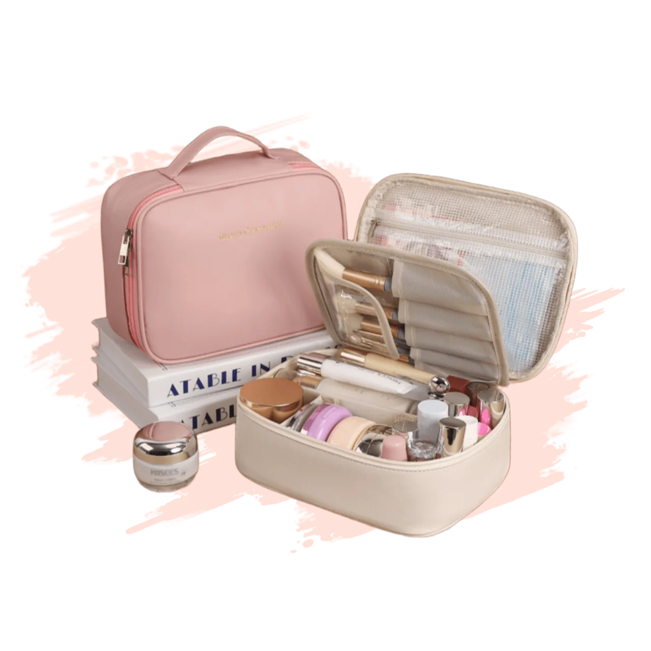 حقيبة مكياج جلد فخمه 2026