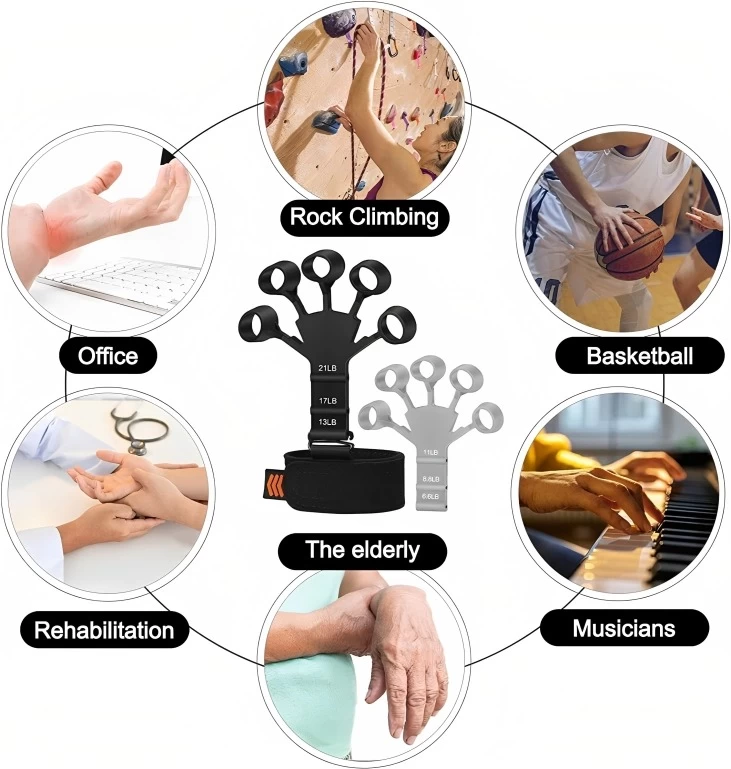 مجموعة تدريب اليد 7 قطع