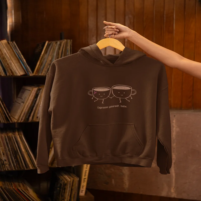 Hoodie Espresso Yourself