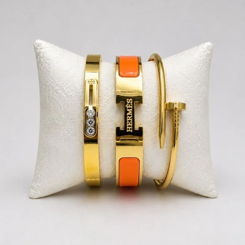 Ensemble de bracelets Velora Signature en or