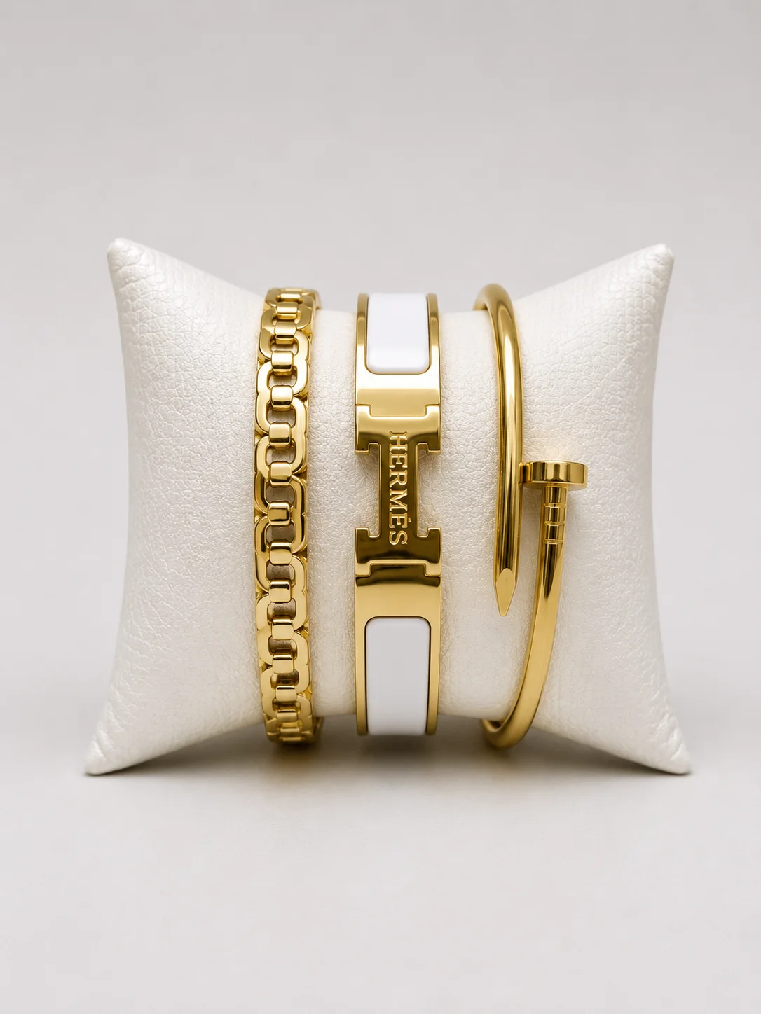 Ensemble de bracelets Velora Signature en or