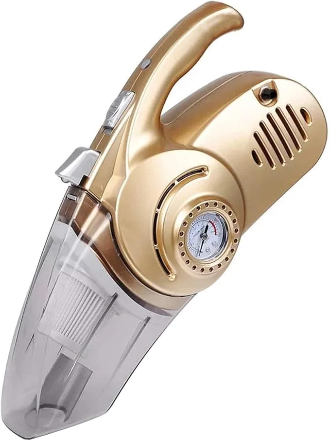 حافظ على نظافة سيارتك مع المكنسة الكهربائية المتعددة الوظائف 4 في 1 - رفيقك المثالي في كل رحلة