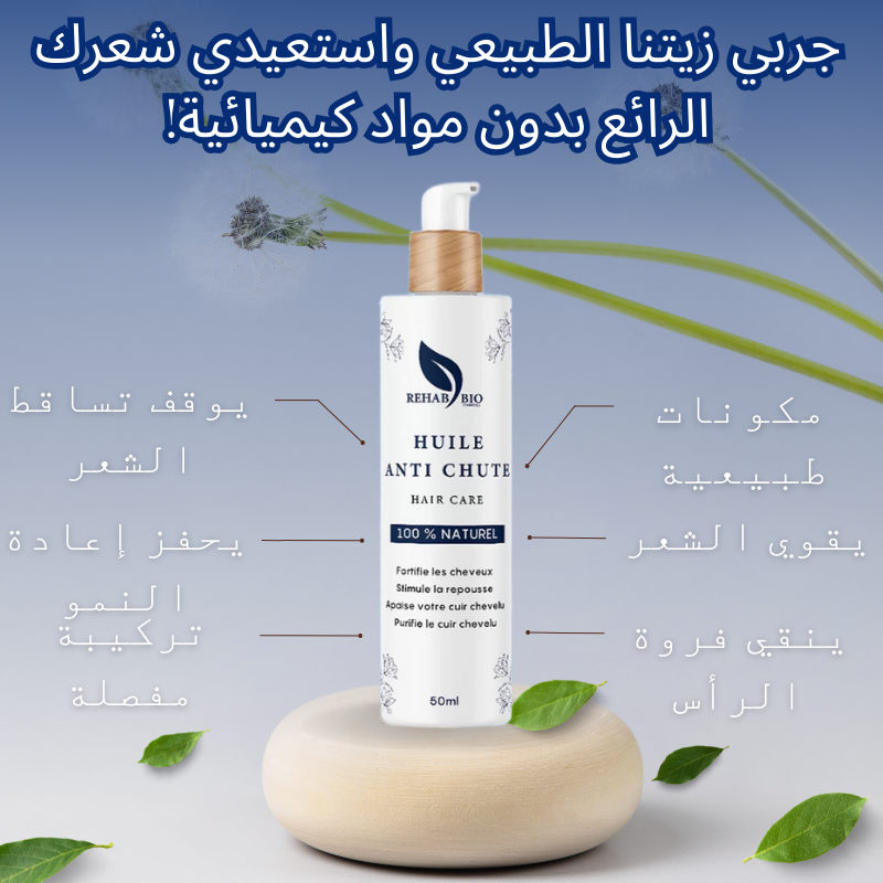 مجموعة علاجية ضد تساقط الشعر