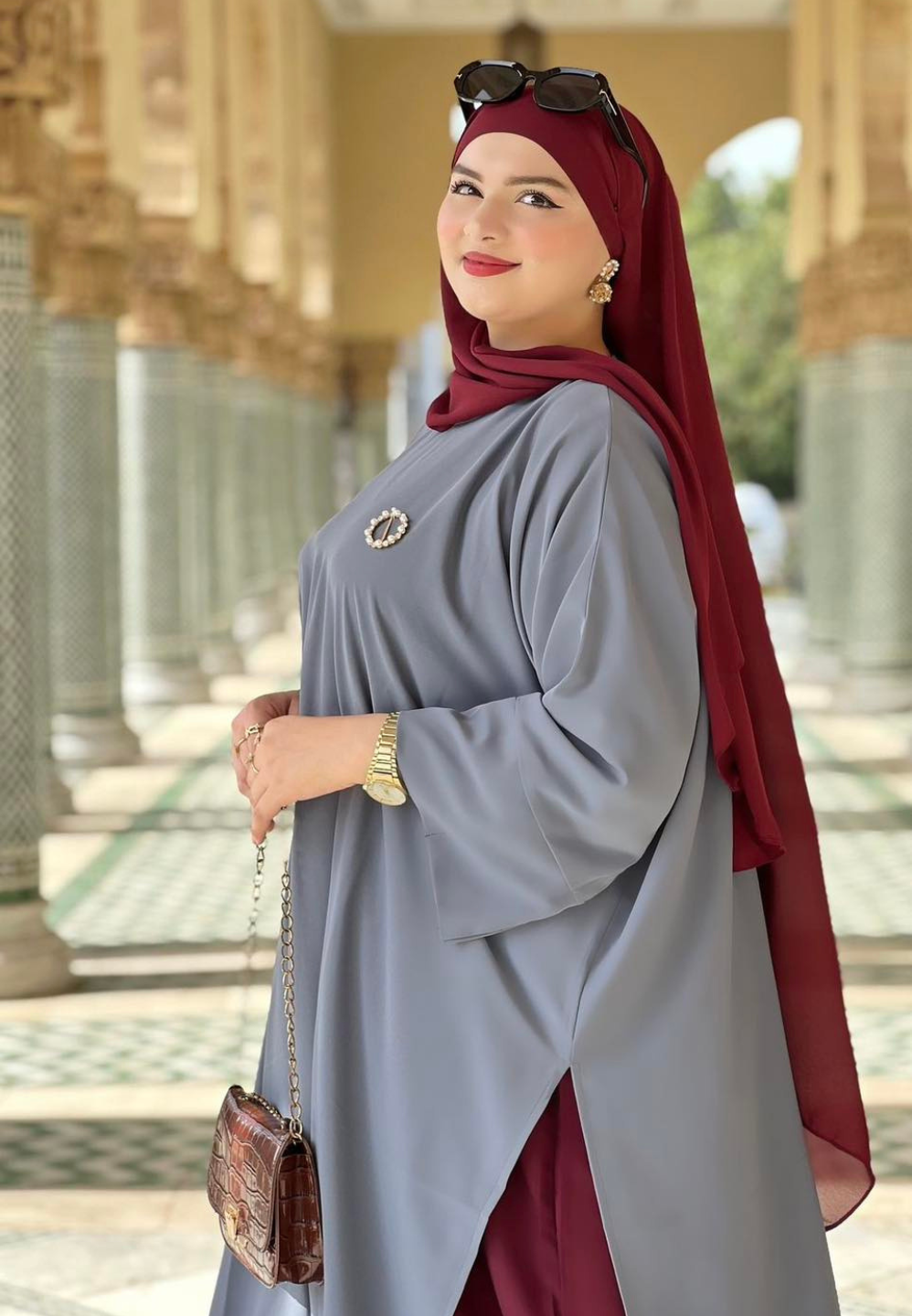 انسومبل عباية ثلاث قطع