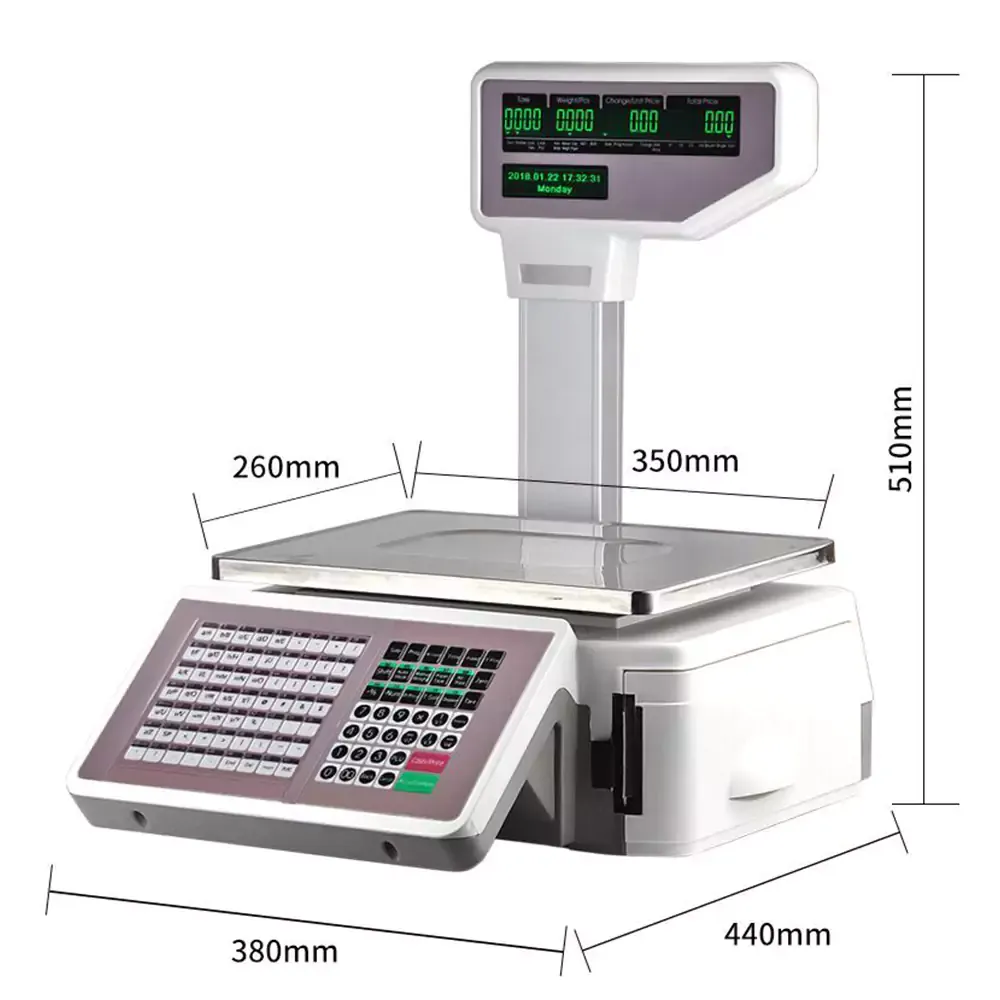TM-A Barcode Label Printing Scale