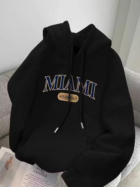 MIAMI CAPUCHE NOIR ET GRIS
