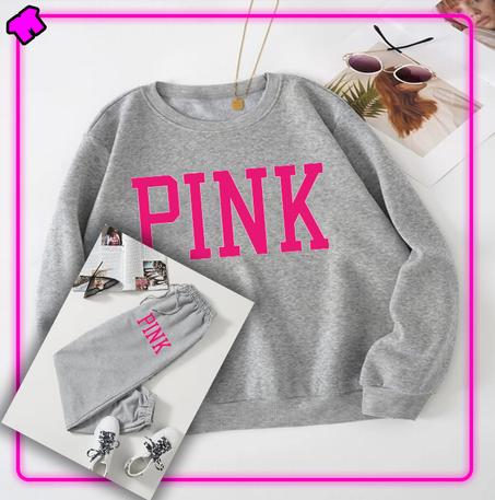 PINK  ENSEMBLE GRIS