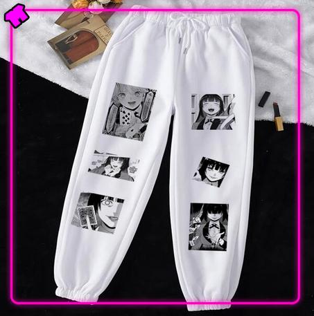 ANIME MANGA JOGGIN BLANC