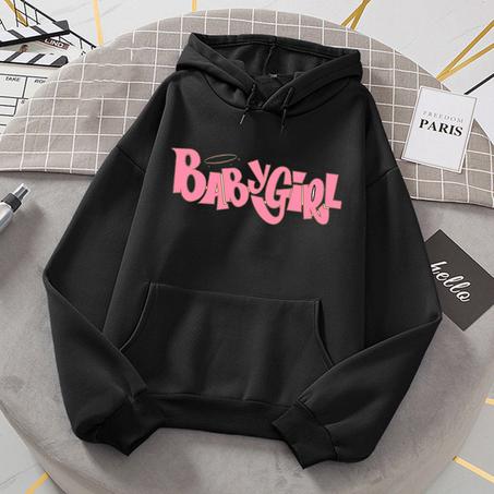 BABY GIRL CAPUCHE NOIR