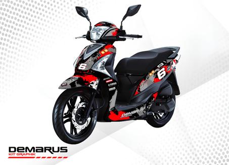 Kit déco Symphony ST  Stage6 rouge / noir