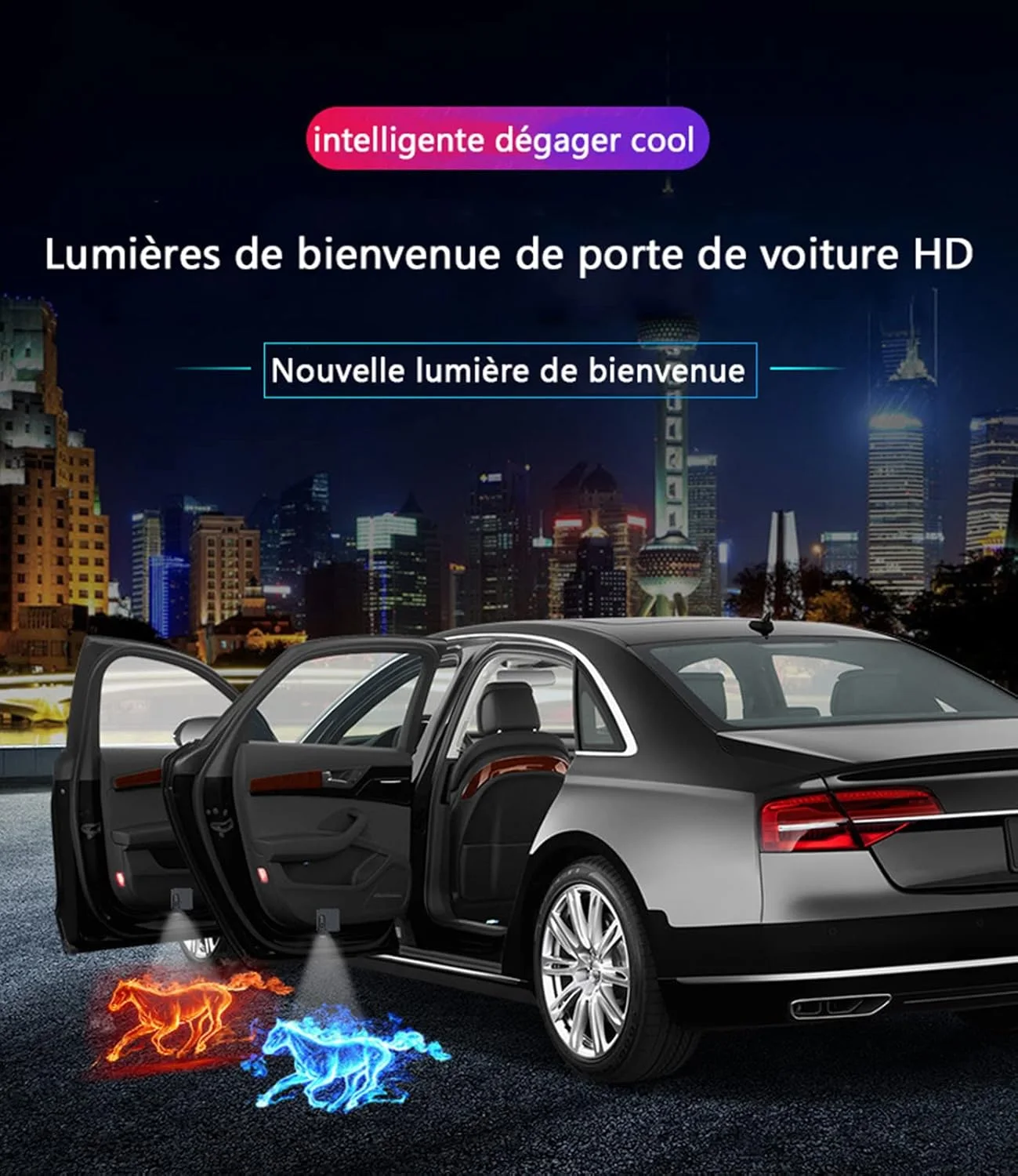 2 * Projecteur Logo Voiture